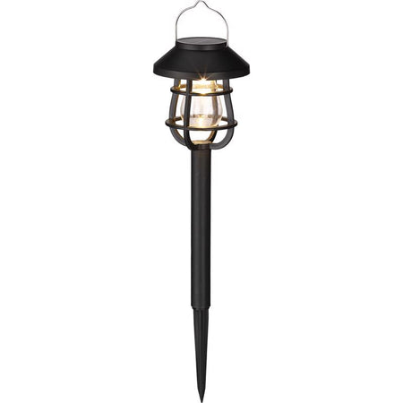 Living Accents Black Solar Powered 0.06 W LED Pathway Light 12-Pack GLE70446