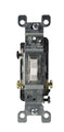 Leviton 1461-GLW Toggle Lighted Handle - Illuminated OFF Single-Pole AC Quiet Switch