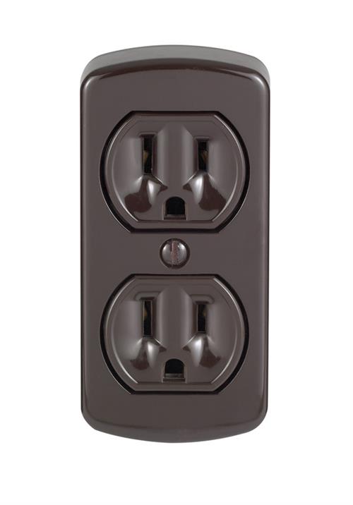 Leviton 15 Amp Brown Outlet 00091-000