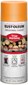 Rust-Oleum Industrial Choice Tree Marking spray can, 12 oz. The can features an orange cap, a white body, and a red and black label with product details and usage icons.