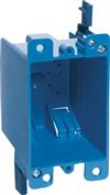Carlon 4-1/8 in. Rectangle Old Work 1 Gang Outlet Box Blue PVC B114R-UPC