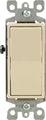 Leviton 5601-2I Decora Rocker Single-Pole AC Quiet Switch Ivory