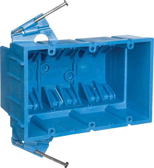 Carlon 5-7/8 in. Rectangle New Work 3 Gang Outlet Box BH353A