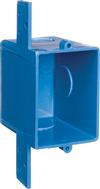 Carlon 3 in. Rectangle 1 Gang Outlet Box Blue PVC A58381D-CAR