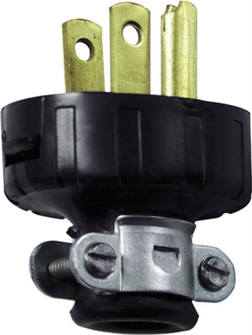 Leviton 2-Pole 3-Wire Straight Blade Grounding Plug 48648