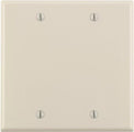 Leviton 78025 2-Gang No Device Blank Wallplate