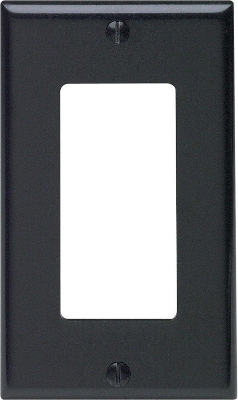 Leviton 80401-E 1-Gang Decora-GFCI Device Decora Wallplate-Faceplate Black - Box of 10