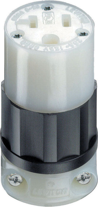 Leviton 5369-C Industrial Thermoplastic Grounding Straight Blade Plug