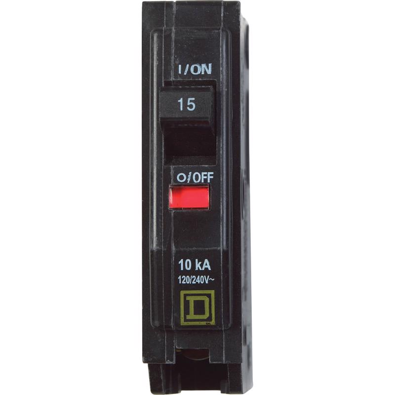 Square D QO Single Pole 15 amps Circuit Breaker QO115CP1235