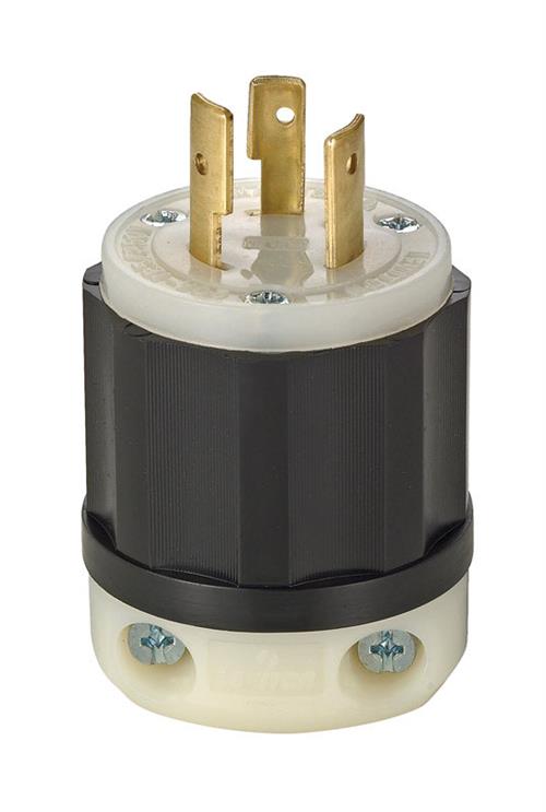 Leviton 2361 Industrial Nylon Non-Grounding Locking Plug