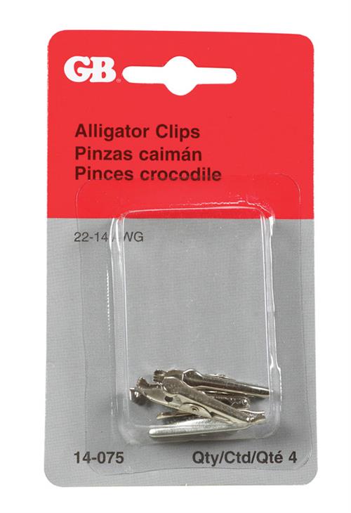 Gardner Bender 1.25 In Non-Insulated Alligator Clip 4-Pack 14-075