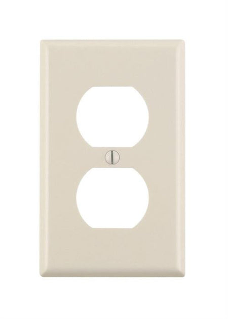 Leviton 78003 1-Gang Duplex Device Receptacle Wallplate 10-Pack