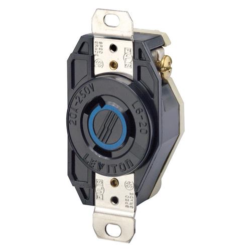 Leviton 2320 Flush Mounting Locking Receptacle