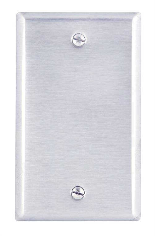 Leviton 84014 1-Gang No Device Blank Wallplate