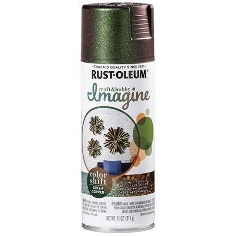 Rust-Oleum Imagine Color Shift Spray Paint Green Copper