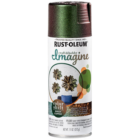 Rust-Oleum Imagine Color Shift Spray Paint Green Copper