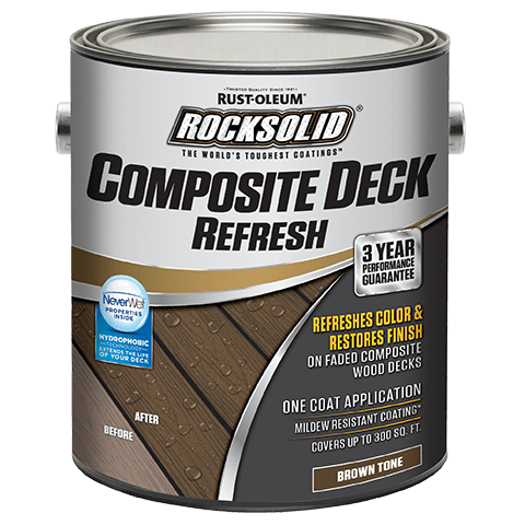 Rust-Oleum RockSolid Composite Deck Refresh Gallon Brown Tone