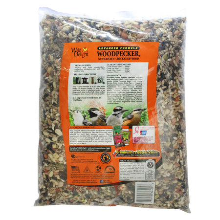 Wild Delight Woodpecker, Nuthatch 'N Chickadee Food 5 Lbs 364050-1