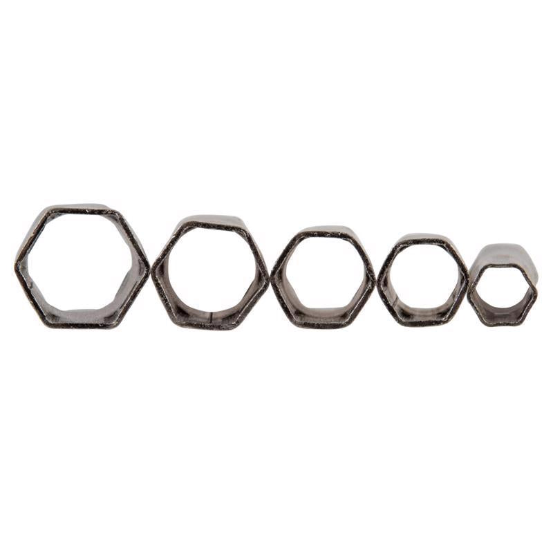 Side view of the Superior Tool 6-Pc Shower Valve Socket Wrench Set 3755 on a white background