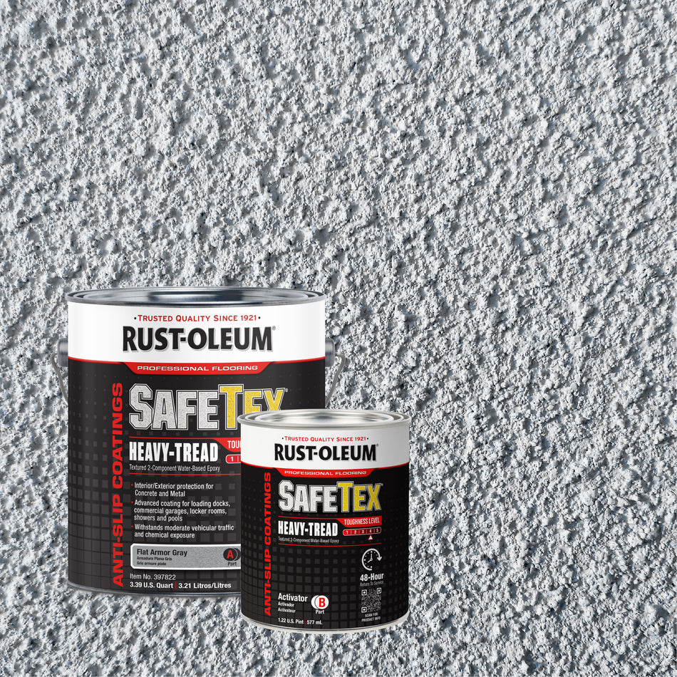 Rust-Oleum SafeTex Heavy-Tread Water Based Epoxy Coating Kit