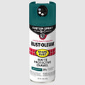 A can of Rust-Oleum Stops Rust Matte Protective Enamel spray paint in the Northern Lights colorway, shown against a light gray background.