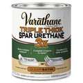 A 16 oz can of Varathane Triple Thick Spar Urethane 3X clear satin exterior and interior wood finish, shown on a clean white background.