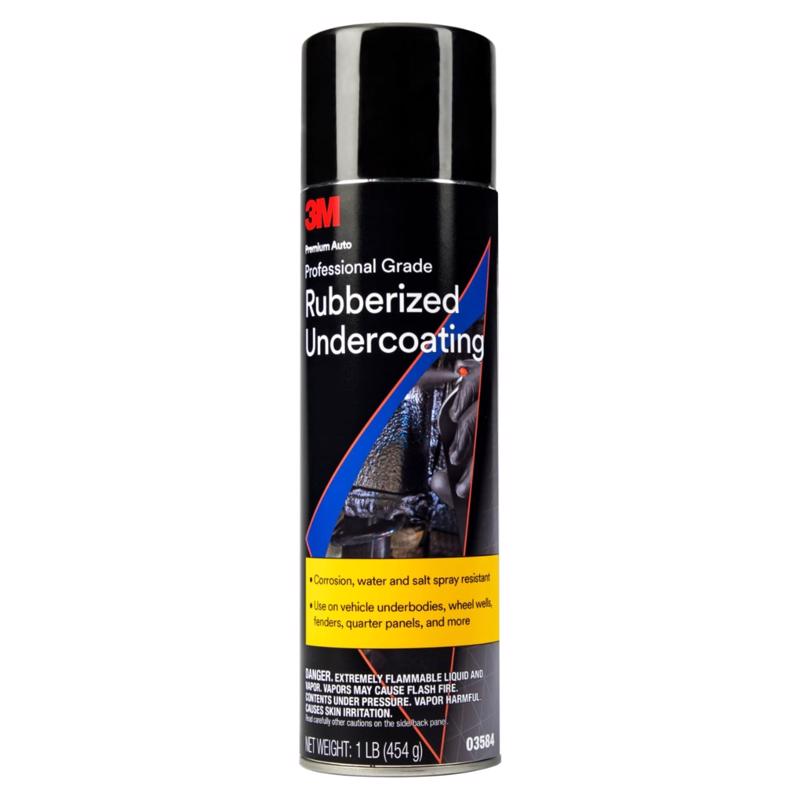 3M Rubberized Undercoating spray can on a white background