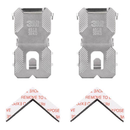 3M CLAW drywall picture hangers with 3M branding and safety labels on a white background