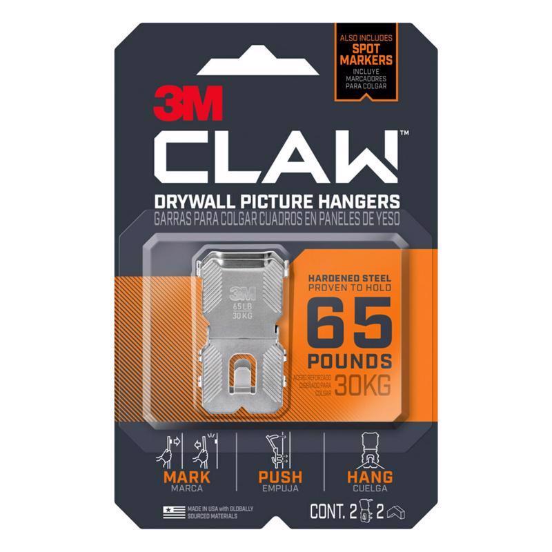 3M CLAW drywall picture hangers packaging on a white background