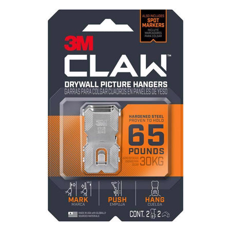 3M CLAW drywall picture hangers packaging on a white background