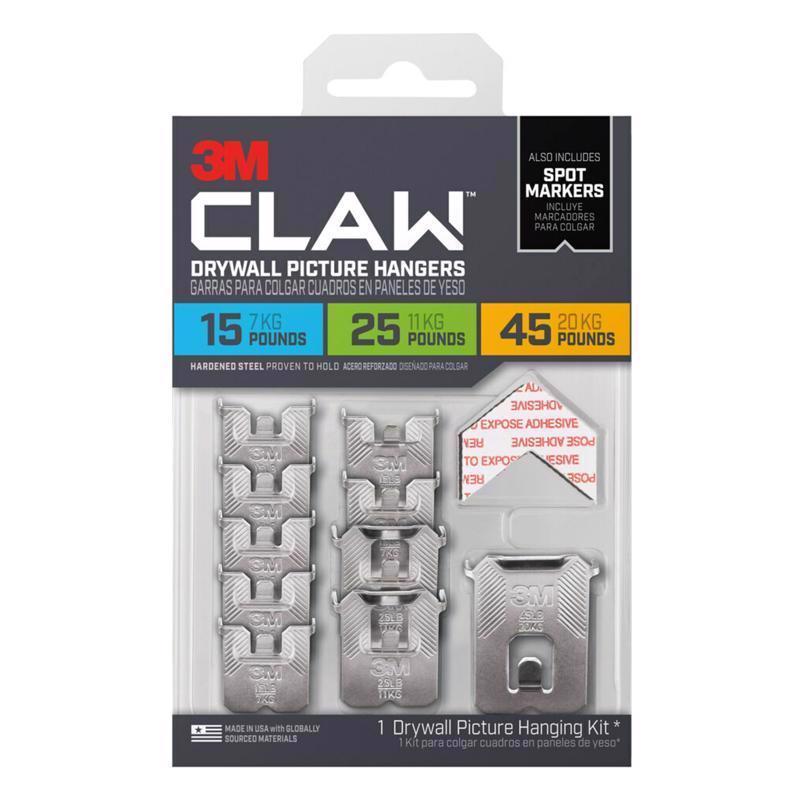 3M CLAW drywall picture hangers packaging on a white background