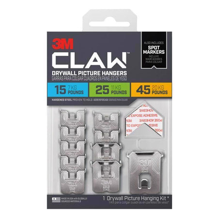 3M CLAW drywall picture hangers packaging on a white background
