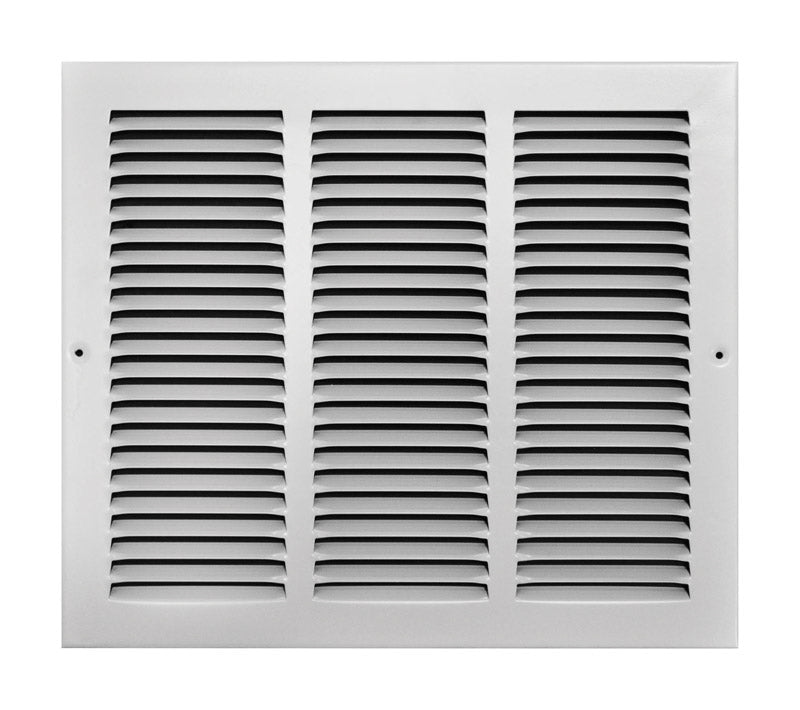 Tru Aire Stamped Face Return Air Grille White 14" X 12" C170