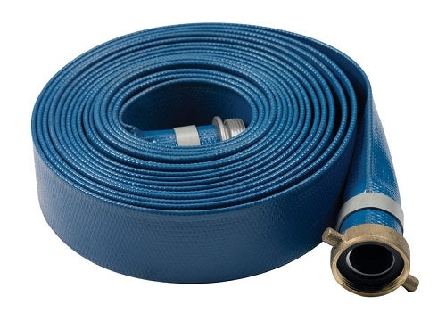 Abbott Rubber 1-1/2 in. Dia. x 50 ft. L PVC Discharge Hose HA3853002