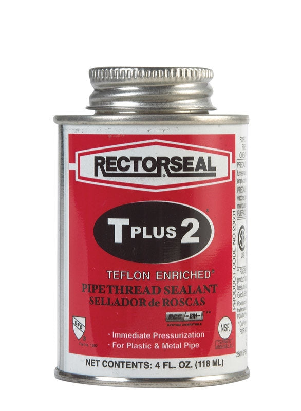 Rectorseal T Plus 2 Pipe Thread Sealant 4 Oz 23631