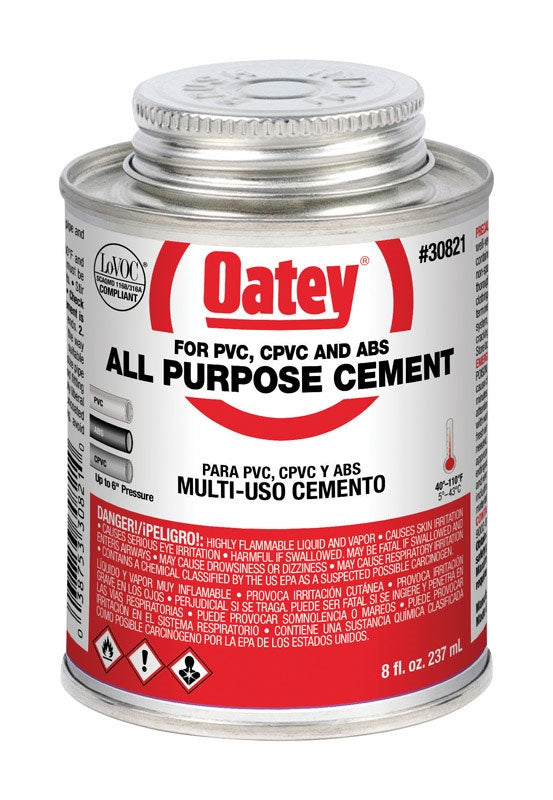 Oatey 8 Oz All Purpose Cement 30821