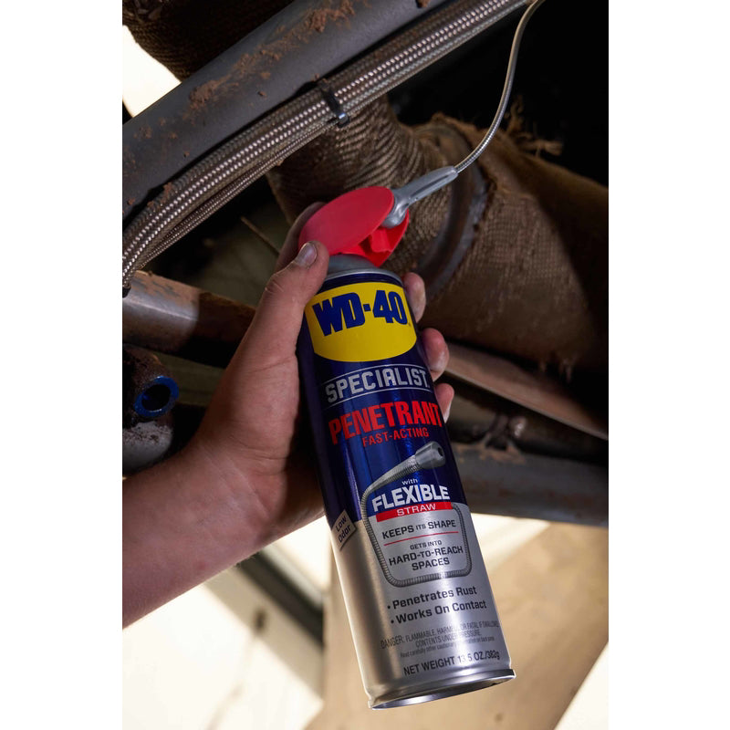 WD-40 Specialist Fast Acting Penetrant 13.5 Oz in use