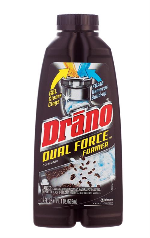 Drano Dual Force Foamer Clog Remover 17 Oz 14768 - Box of 8 ...