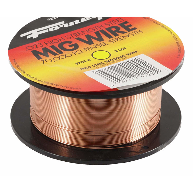 Forney Industries ER70S-6 Mild Steel MIG Welding Wire .024" 2 Lbs 42290-2