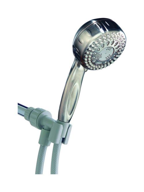 Waterpik Brushed Nickel PowerSpray Hand Held Shower Head TRS-559