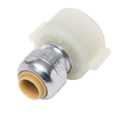 SharkBite 1/4 X 1/2 Inch Threaded Push-to-Connect Faucet Connector U3525LFA