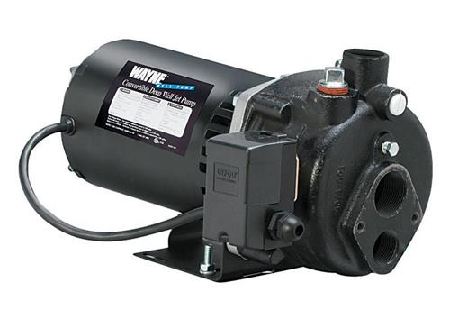 Wayne 3/4 HP Cast Iron Convertible Jet Well Pump CWS75