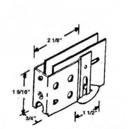 Barton Kramer 458 Sliding Glass Door Replacement Roller-1