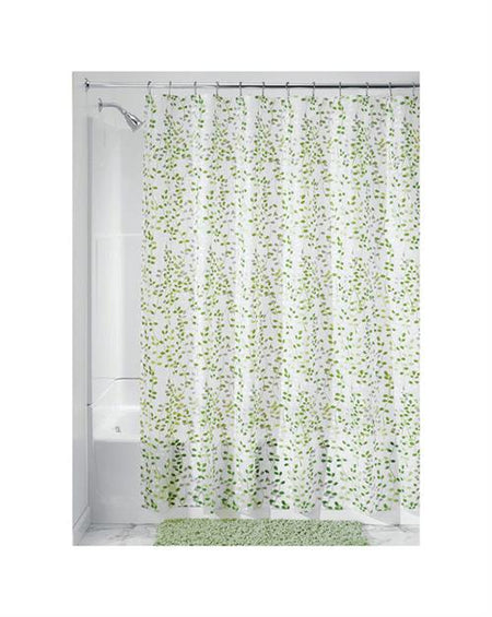 InterDesign Green Vine PEVA Shower Curtain 32480 - Box of 2