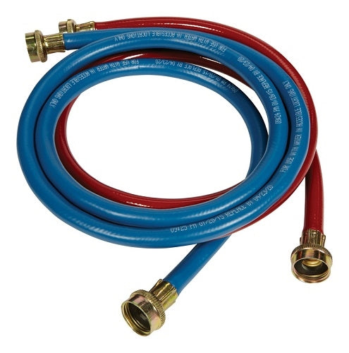 Samar 3/4 In x 4 Ft Red-Blue Washing Machine Hoses WA6RB7004