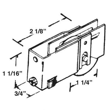 Barton Kramer 463 Daryl Patio Door Roller-1