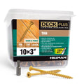 Hillman Deck Plus Tan Star Flat Head Exterior Deck Screws