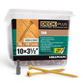 Hillman Deck Plus Tan Star Flat Head Exterior Deck Screws