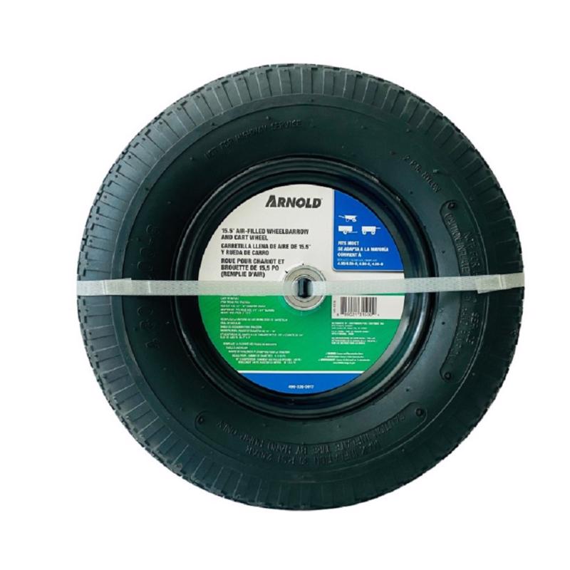 Arnold 15.5 in. D 350 lb Wheelbarrow Wheel Steel 490-326-0017