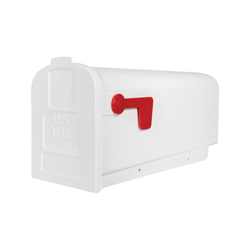 Solar Group Parson Plastic Mailbox White PL10W0201